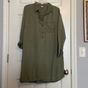 Very soft shirt dress